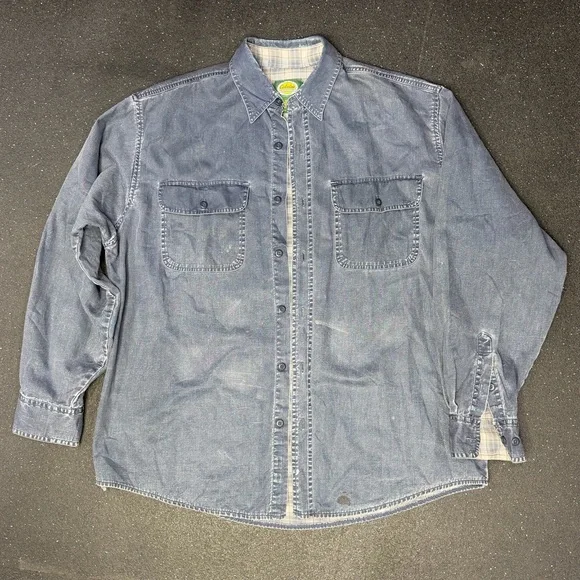 Vintage Cabela Flannel Lined Work Shirt/Jacket - Picture 2 of 8